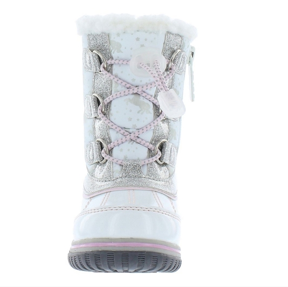 NIB Totes Toddler Girls Lil Unicorn 2 Waterproof Flat Heel Winter Boots Sz: 7T - Picture 6 of 9